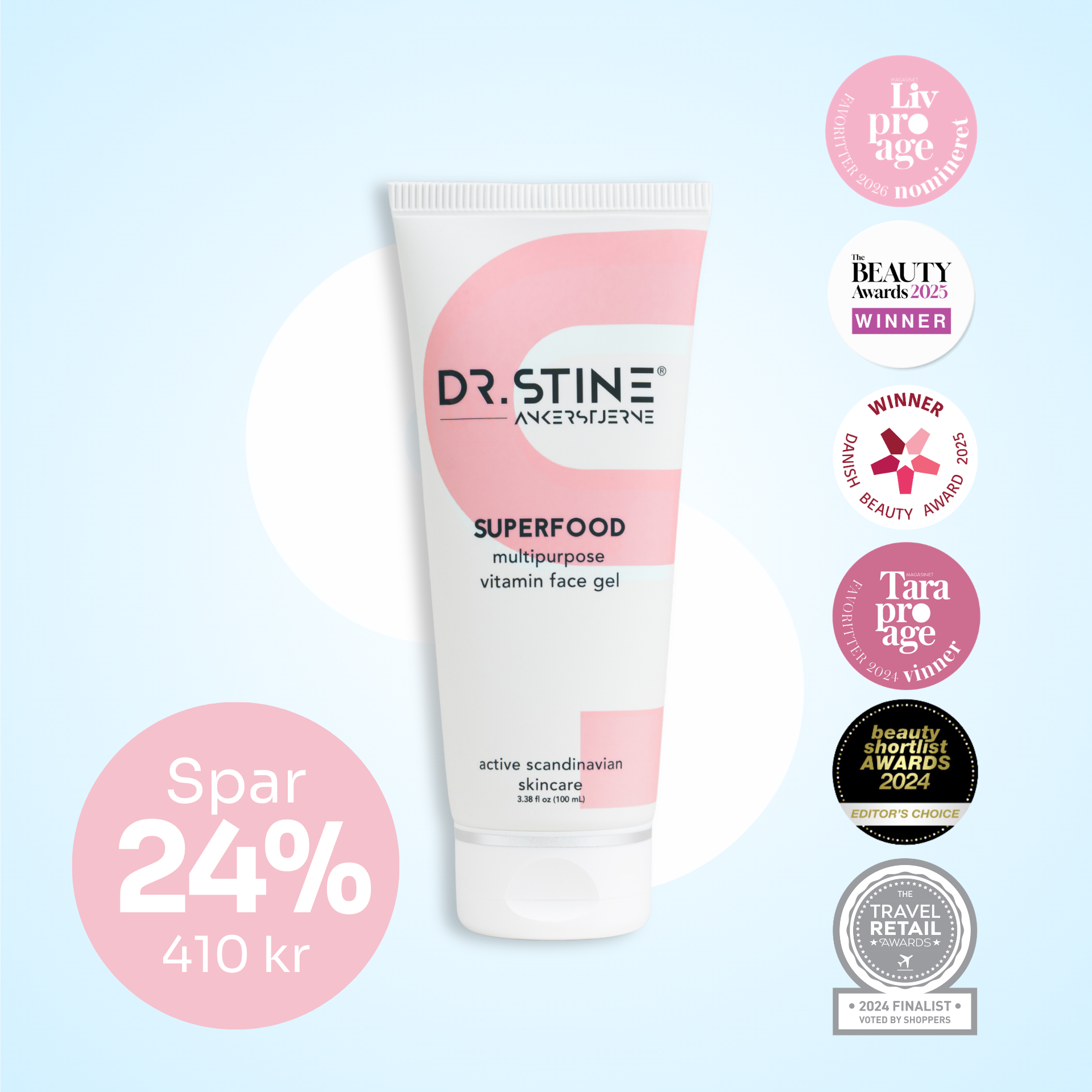 SUPERFOOD multipurpose vitamin face gel 100 ml